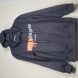 Palm Angels Black Hoodie for Men